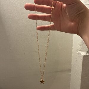 Gold Star Pendant Necklace